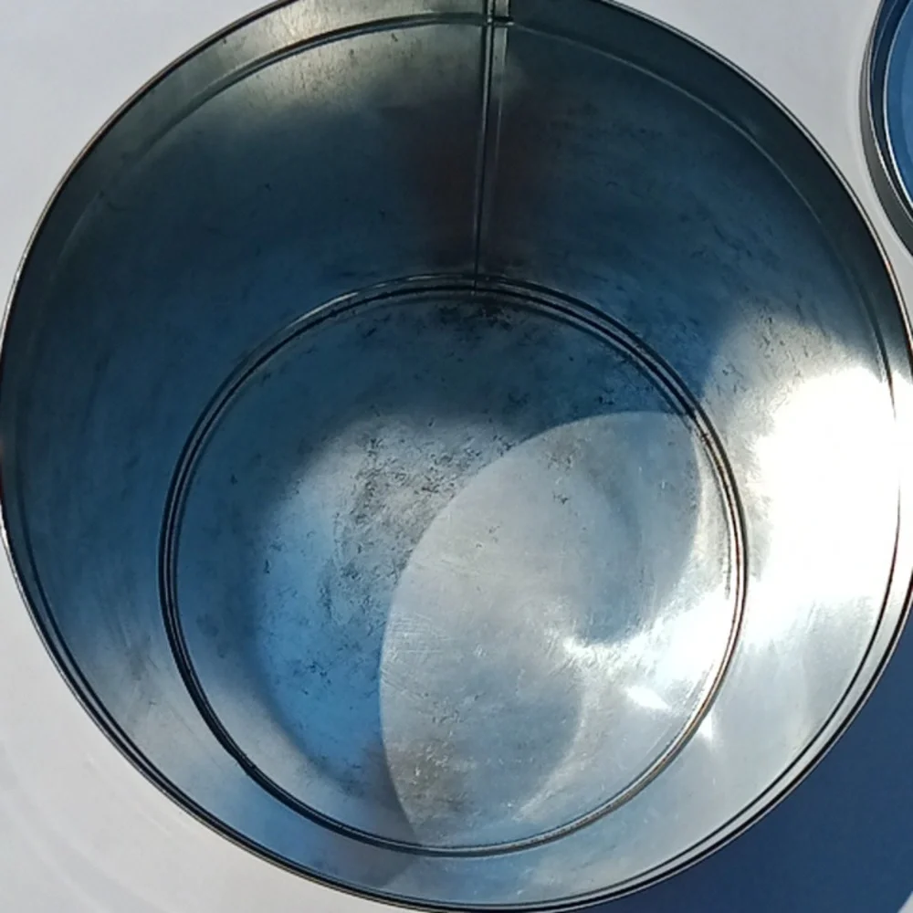 Large Posted Tin Can